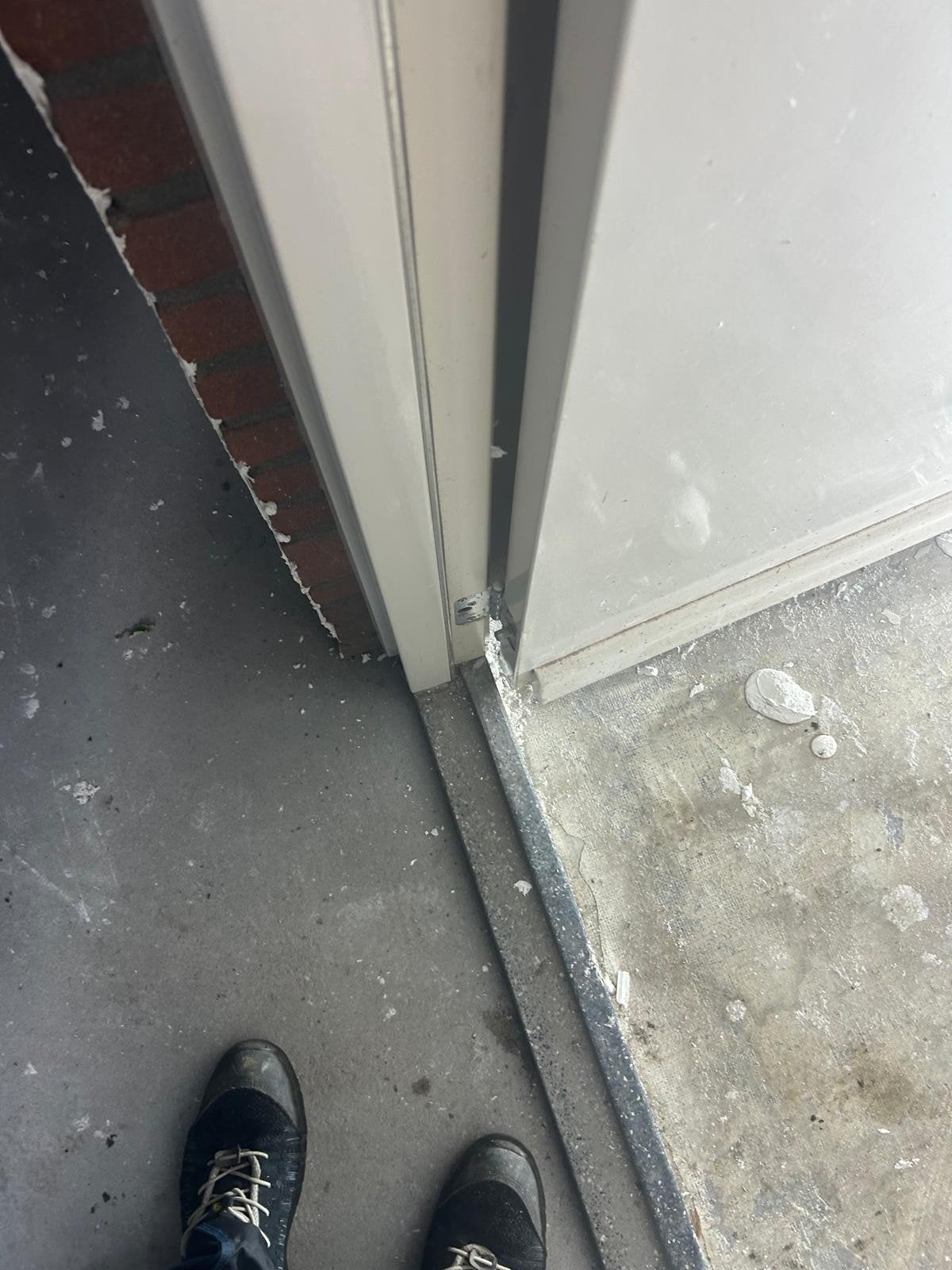 Gebruikte Buitendeur met Glas en Meerpuntsluiting, Doe-het-zelf en Verbouw, Ophalen, Gebruikt, 80 tot 100 cm, Buitendeur