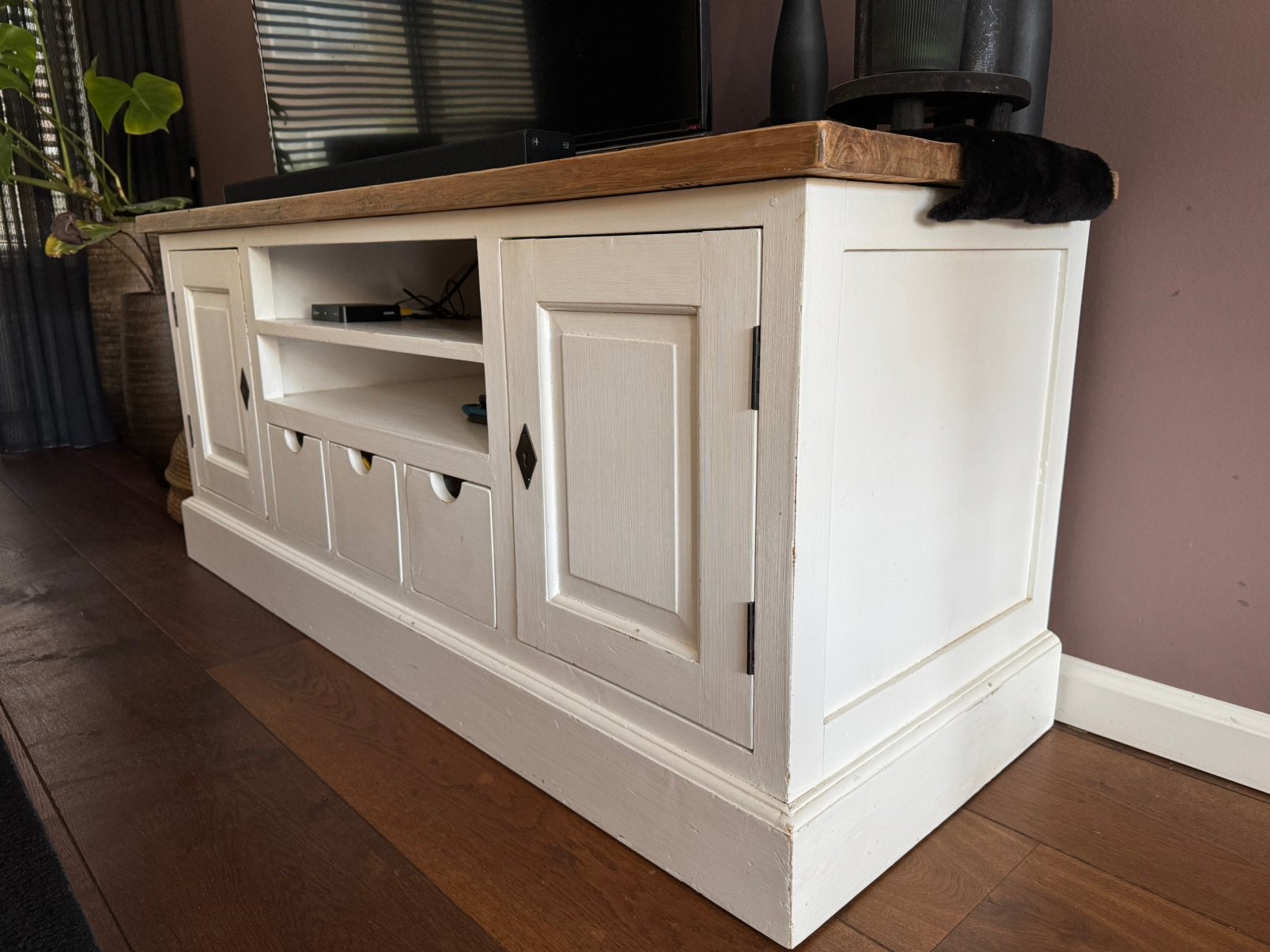 Tv meubel landelijk, Huis en Inrichting, Ophalen, Gebruikt, 50 tot 75 cm, 100 tot 150 cm