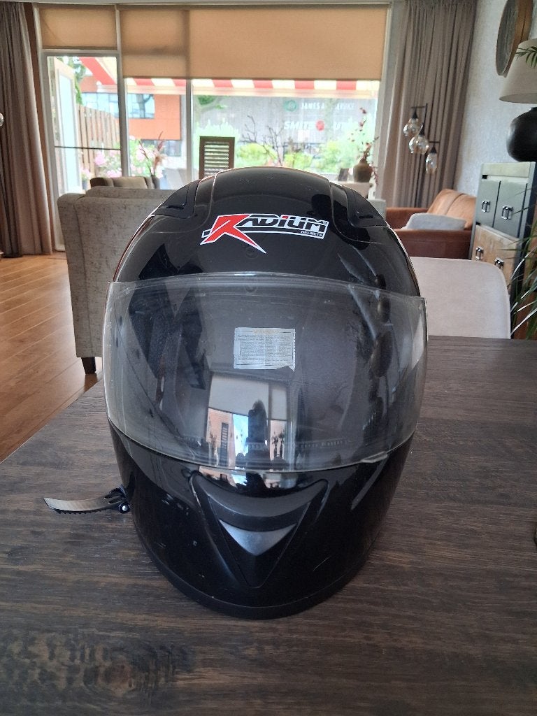 scooter/brommerhelm, Fietsen en Brommers, Brommerhelmen, Ophalen, Zo goed als nieuw, Extra large of groter, Radium