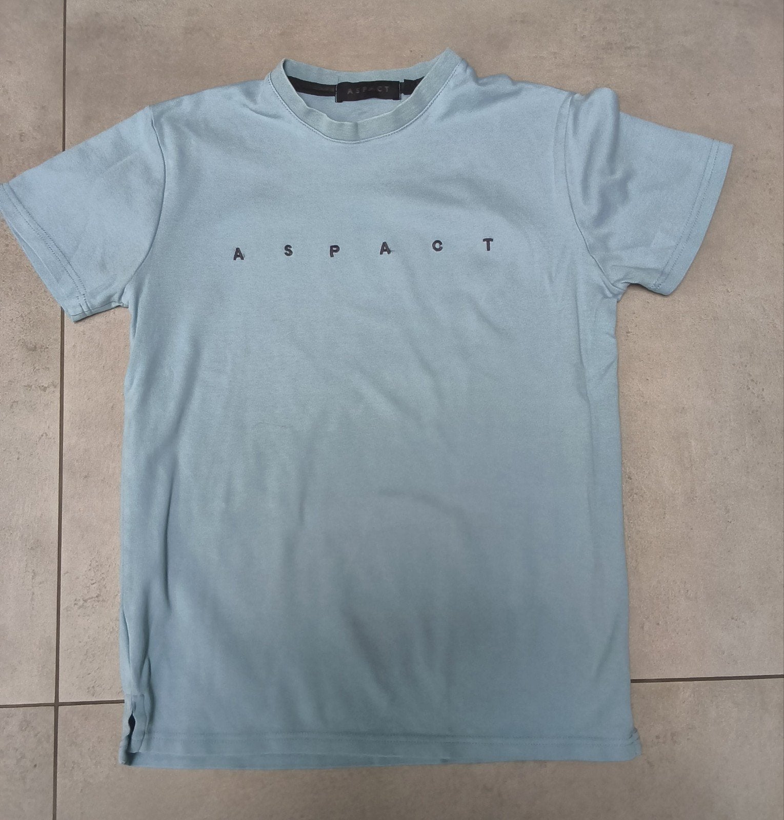 ASPACT T-shirt - Lichtblauw - Maat M, Zo goed als nieuw, Maat 48/50 (M), Blauw, ASPACT