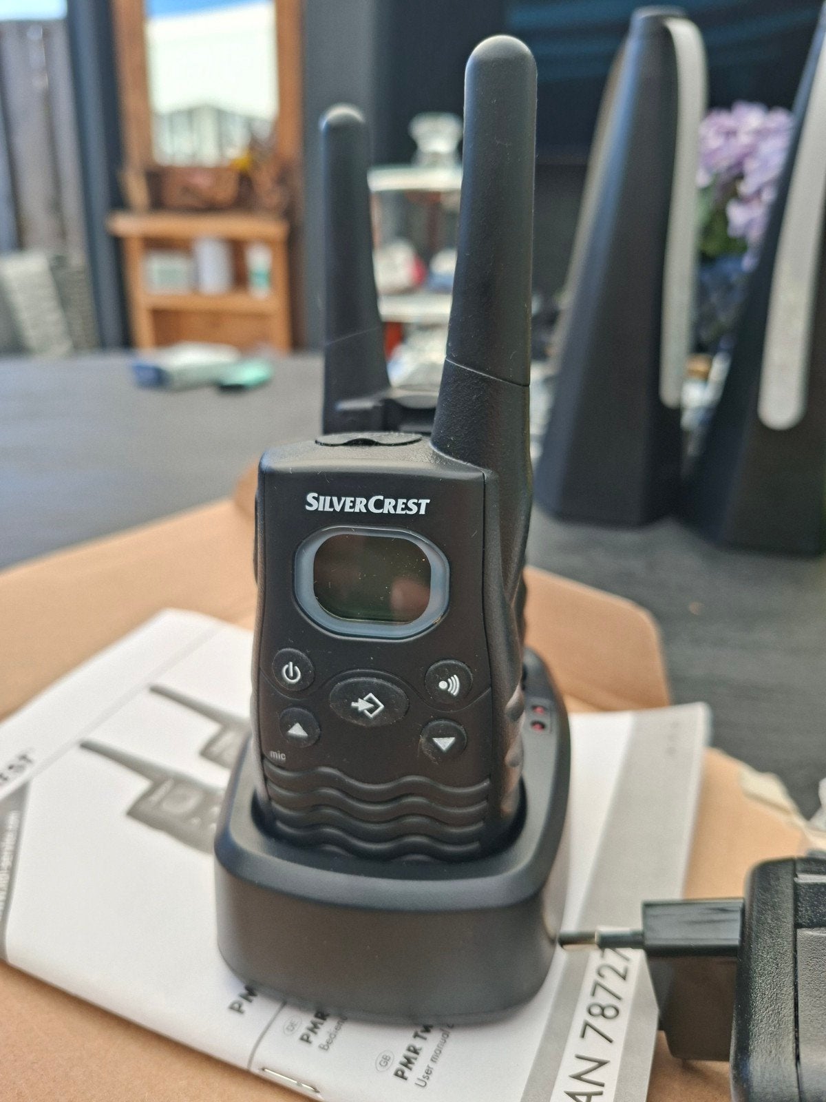 SilverCrest PMR 8000 A1 Walkie Talkie Set, Telecommunicatie, Portofoons en Walkie-talkies, 5 tot 15 km, Ophalen of Verzenden, Zo goed als nieuw