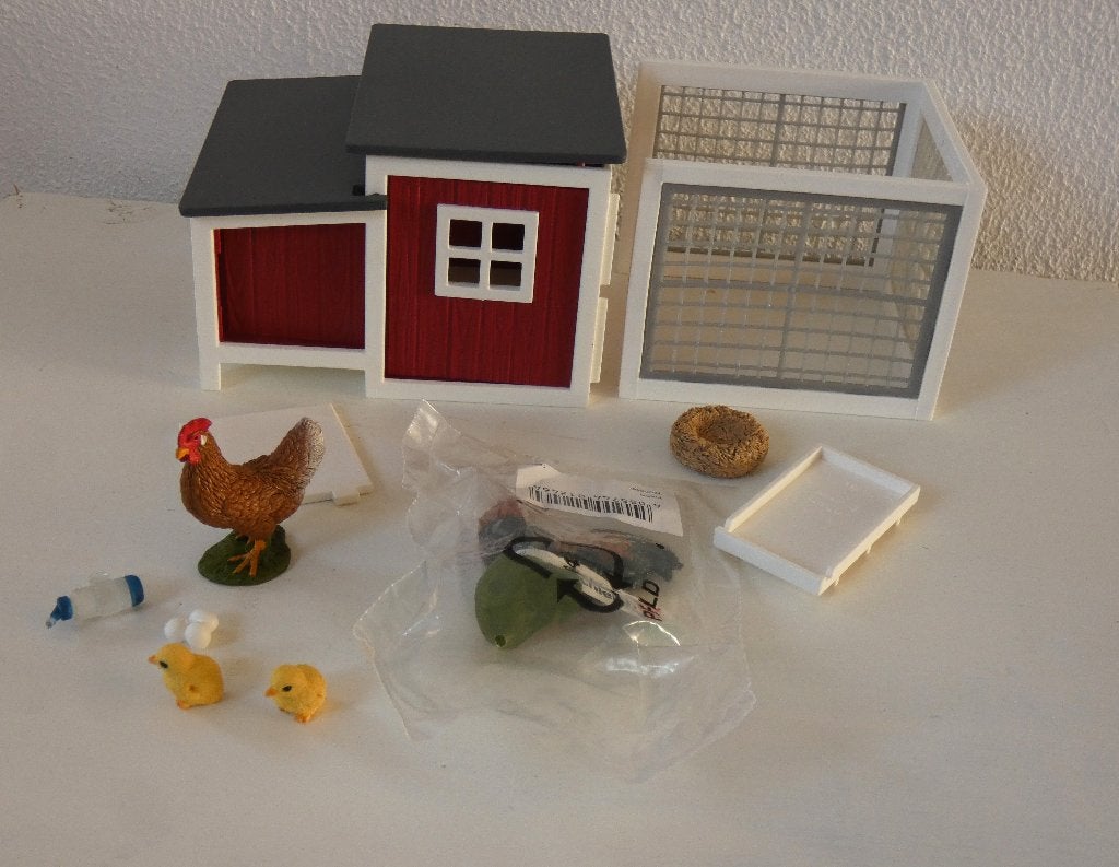 Schleich 42421; kippenhok, Ophalen of Verzenden, Zo goed als nieuw