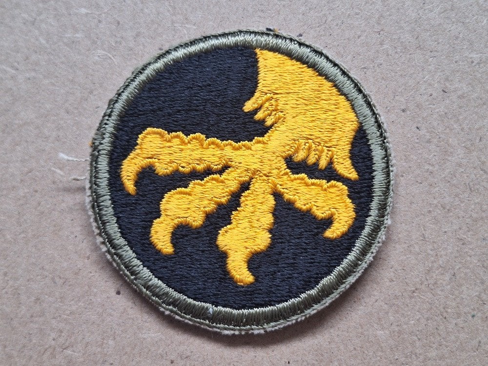 WWII US 17th Airborne Division patch without tab, Verzenden, Amerika, Embleem of Badge