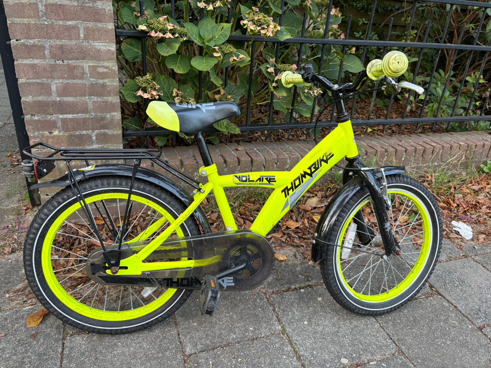Opvallende fiets 18 inch, Ophalen, Gebruikt, Terugtraprem, 16 tot 20 inch
