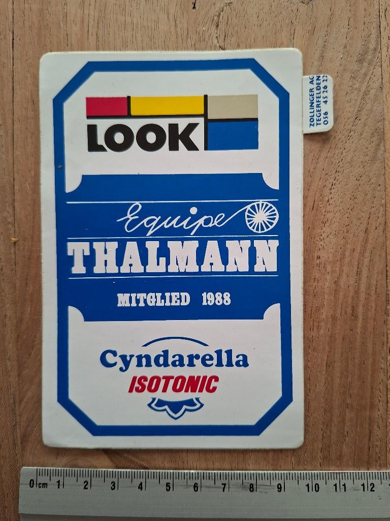 Sticker Look wielrennen, Ophalen of Verzenden, Zo goed als nieuw, Sport