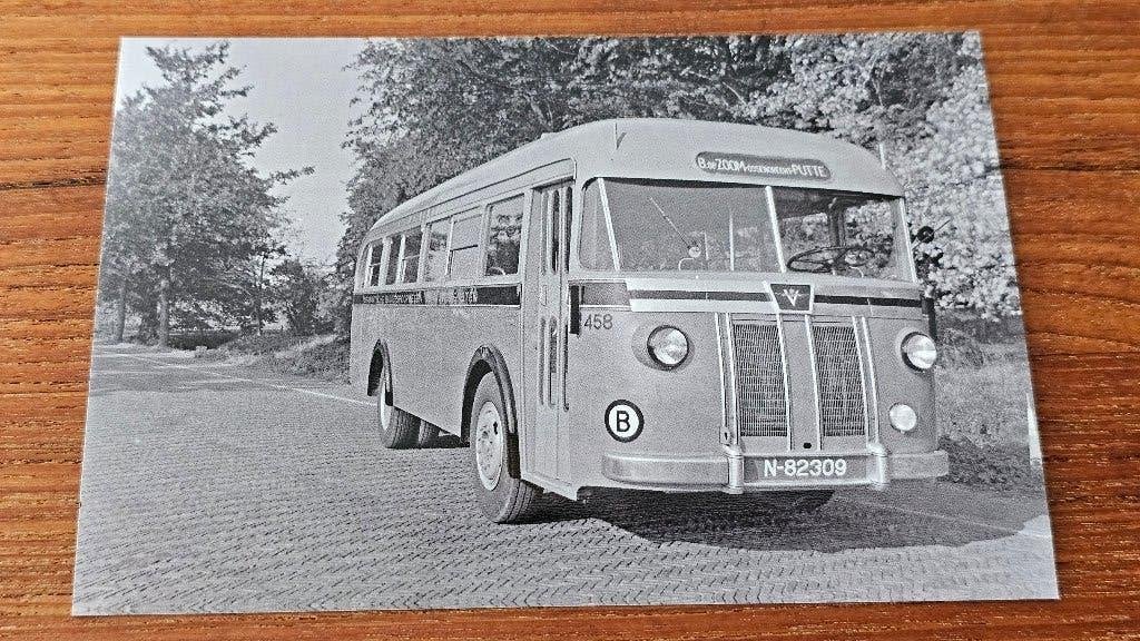 Foto BUS BBA Breda 458, Verzamelen, Verzenden, Gebruikt, Bus of Metro, Overige typen