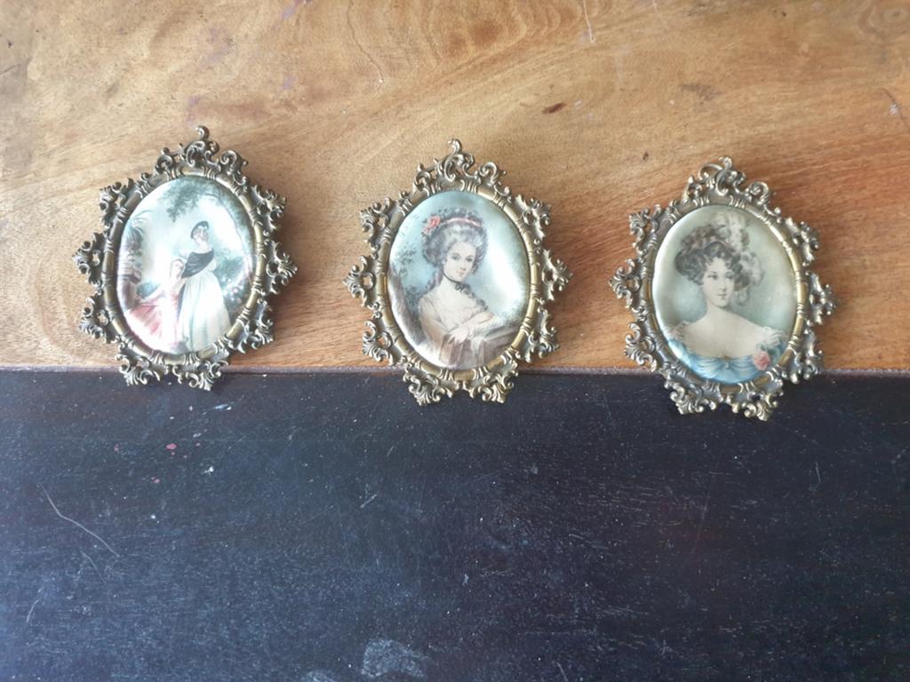 Italiaanse brocante/barok schilderijtjes, Ophalen of Verzenden