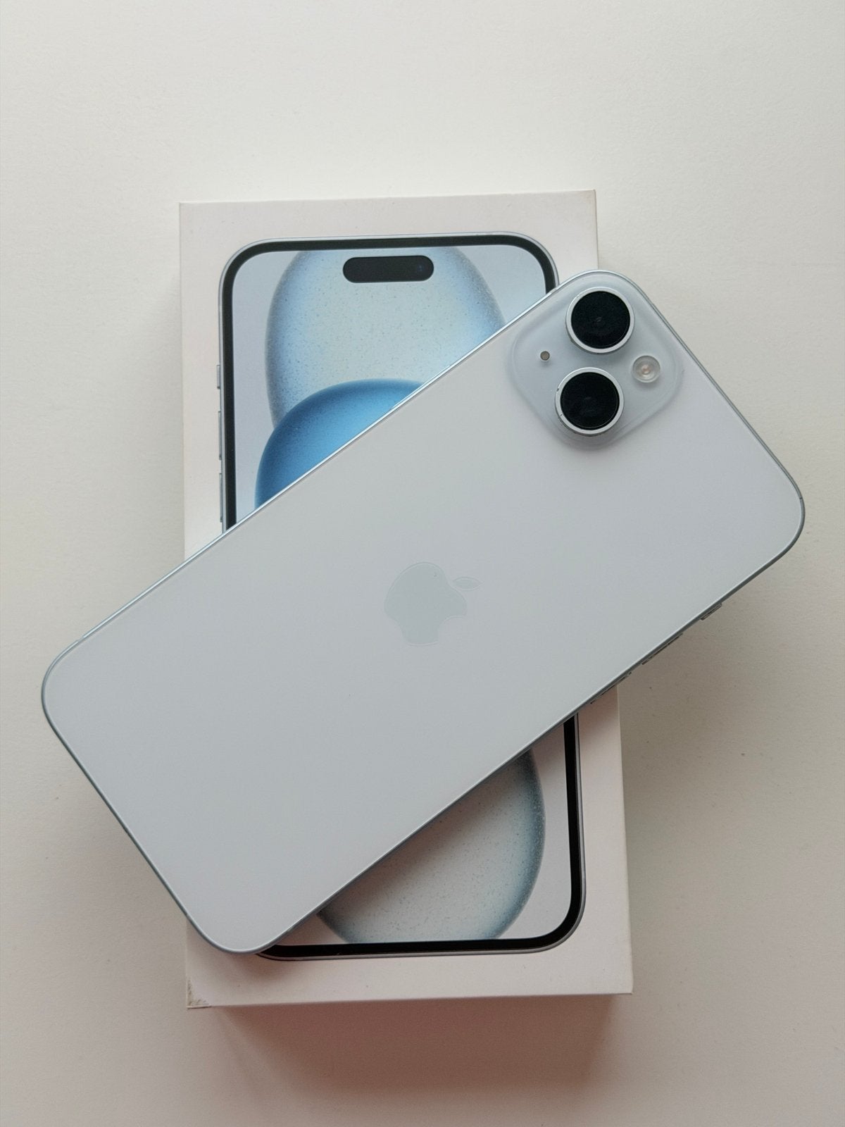 Iphone 15 Plus, Telecommunicatie, Mobiele telefoons | Apple iPhone, Ophalen, 128 GB, Blauw, Zo goed als nieuw