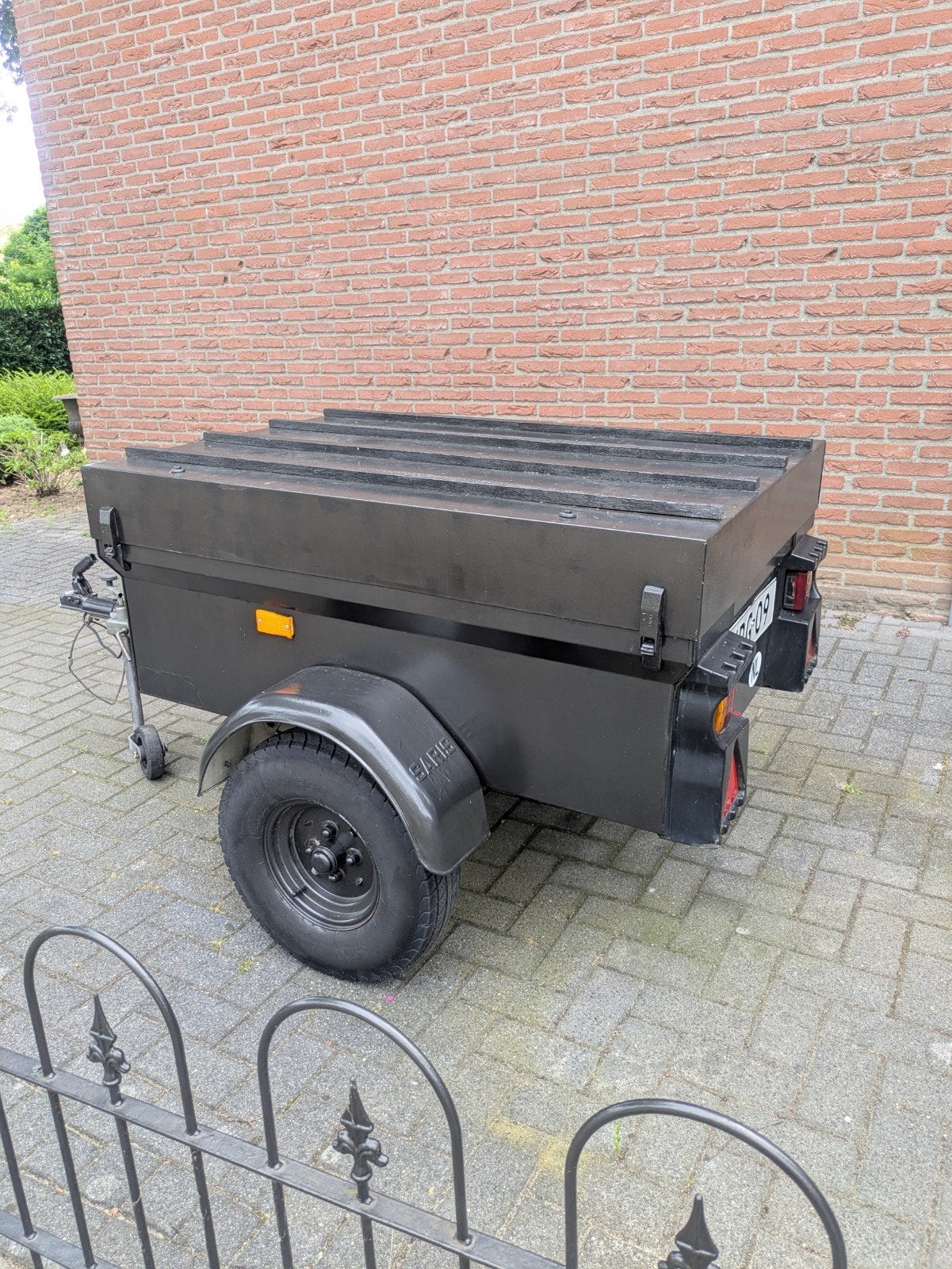 Saris bagagewagen aanhangwagen kar, Ophalen, Gebruikt
