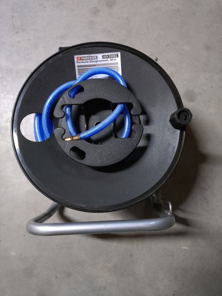 Compressor Persslang slang trommel 20m parkside, 10 bar of meer, Nieuw, Ophalen of Verzenden, Minder dan 200 liter/min