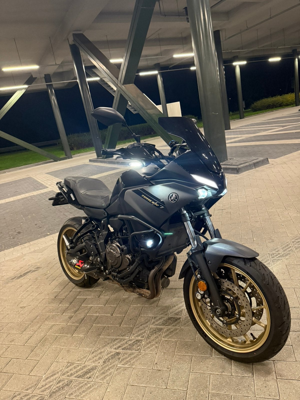 Yamaha Tracer 7 A2 35KW midnight black 2023 akrapovic, Occasion, Particulier, 690 cc, Toermotor