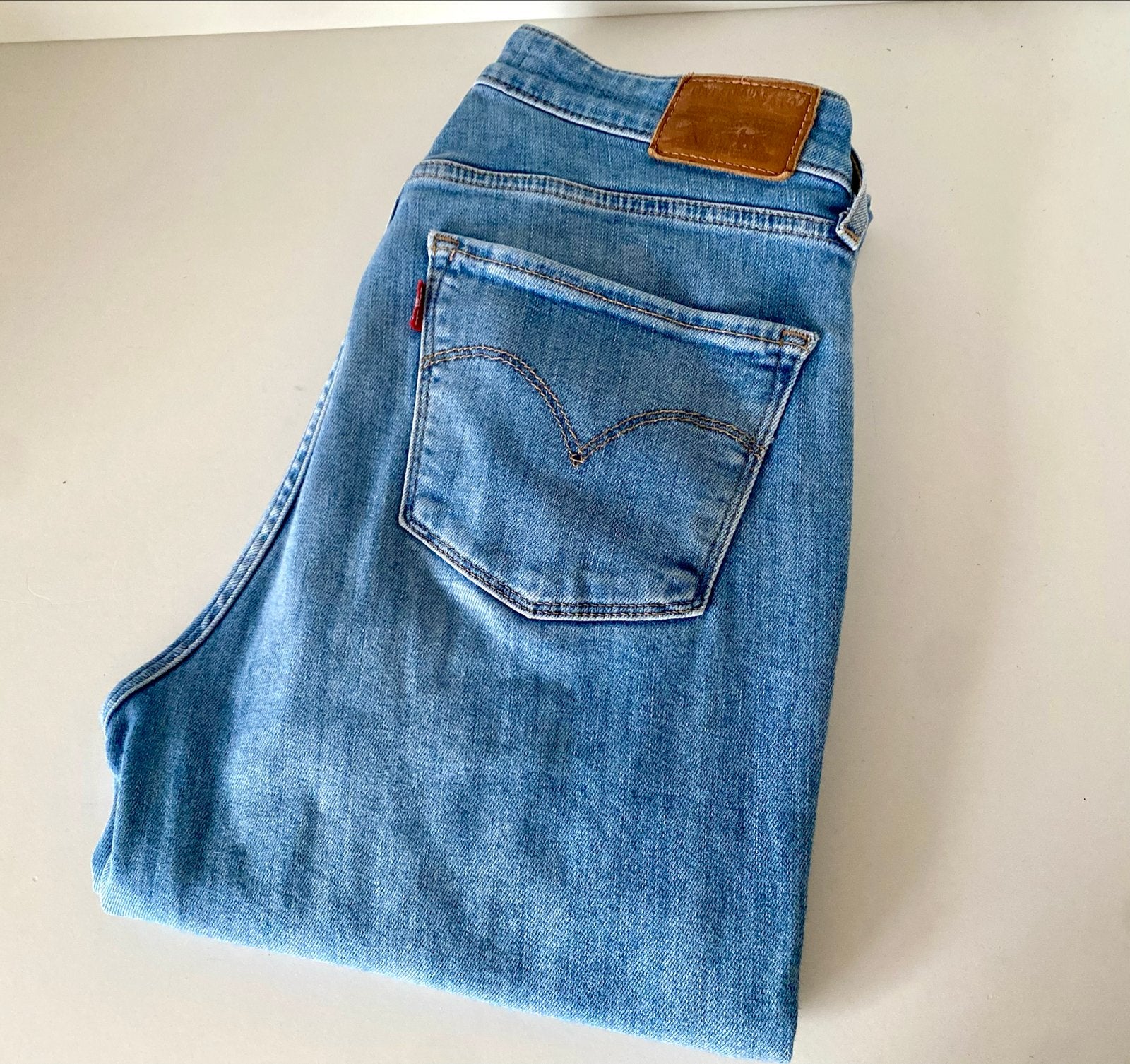 Levi's Premium 721 High Rise Skinny Jeans W27 L30, Ophalen of Verzenden, Zo goed als nieuw, Blauw, W27 (confectie 34) of kleiner