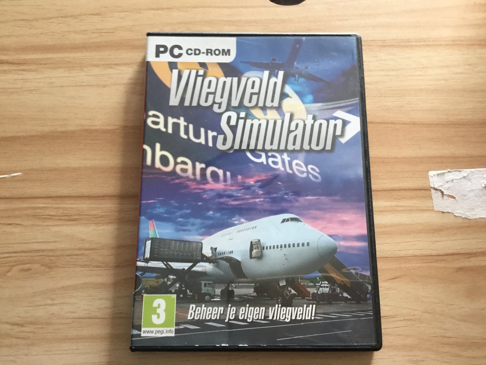 Pc game vliegveld simulator, 1 speler, Ophalen of Verzenden, Zo goed als nieuw, Vanaf 3 jaar