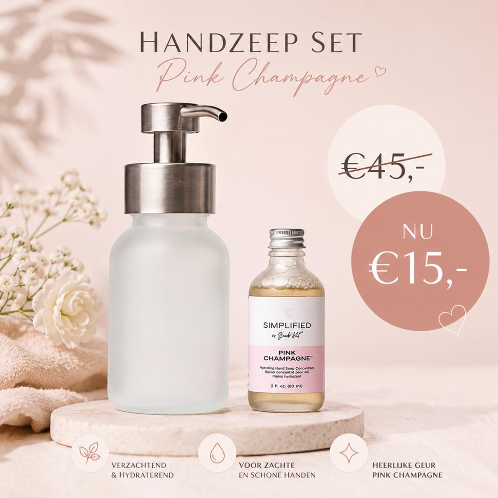PINK CHAMPAGNE HANDZEEP SET soap young living, Ophalen of Verzenden, Nieuw