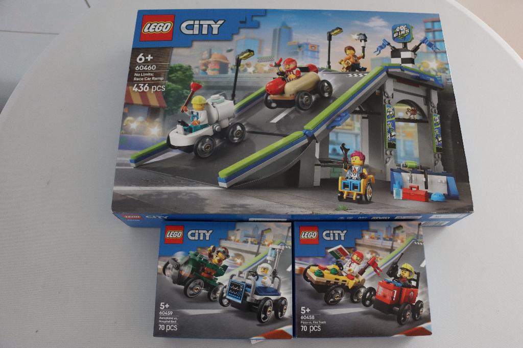 LEGO 40458 - 40459 - 40460 CITY No Limits: Race Car Ramp, City, Lego, Nieuw, Ophalen of Verzenden