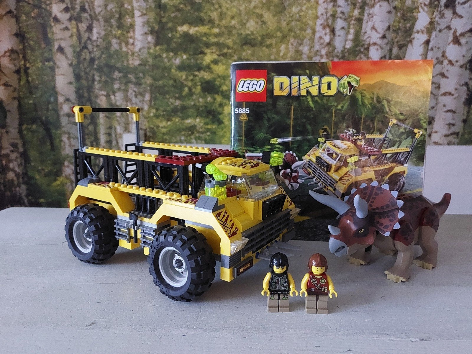 Lego Dino Triceratops Trapper 5885, Overige thema's, Lego, Ophalen of Verzenden, Zo goed als nieuw