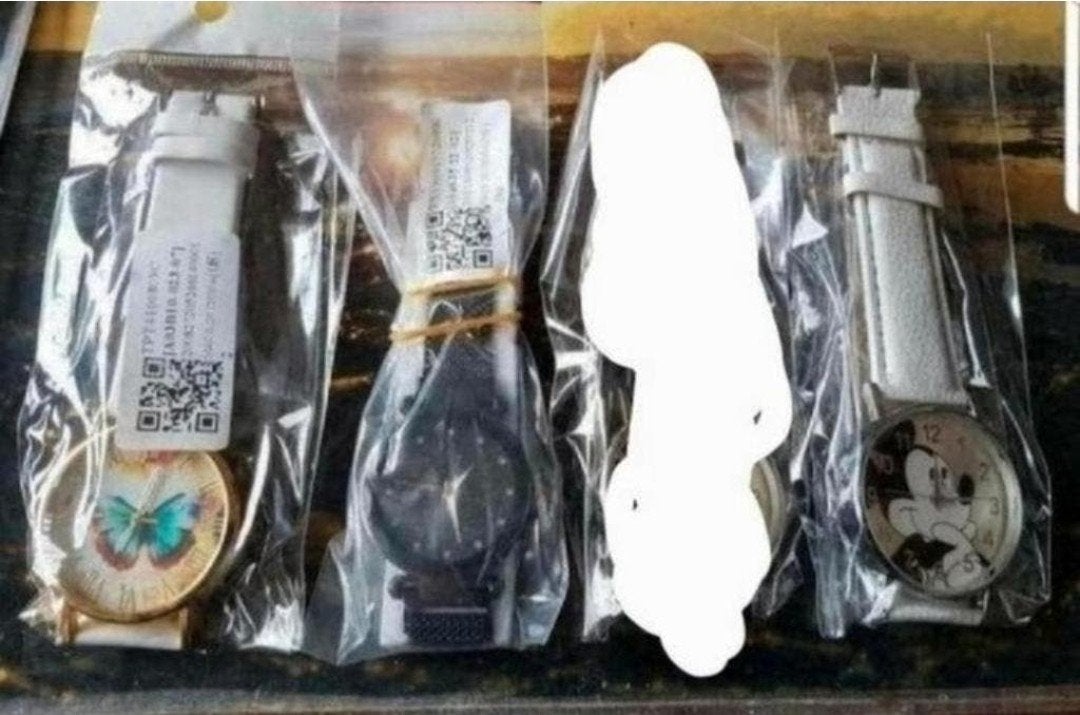 Vrouwen Horloge vlinder €7,95 diverse. Horloges €7,95


Vro, Ophalen of Verzenden, Nieuw, Overige materialen, Overige merken