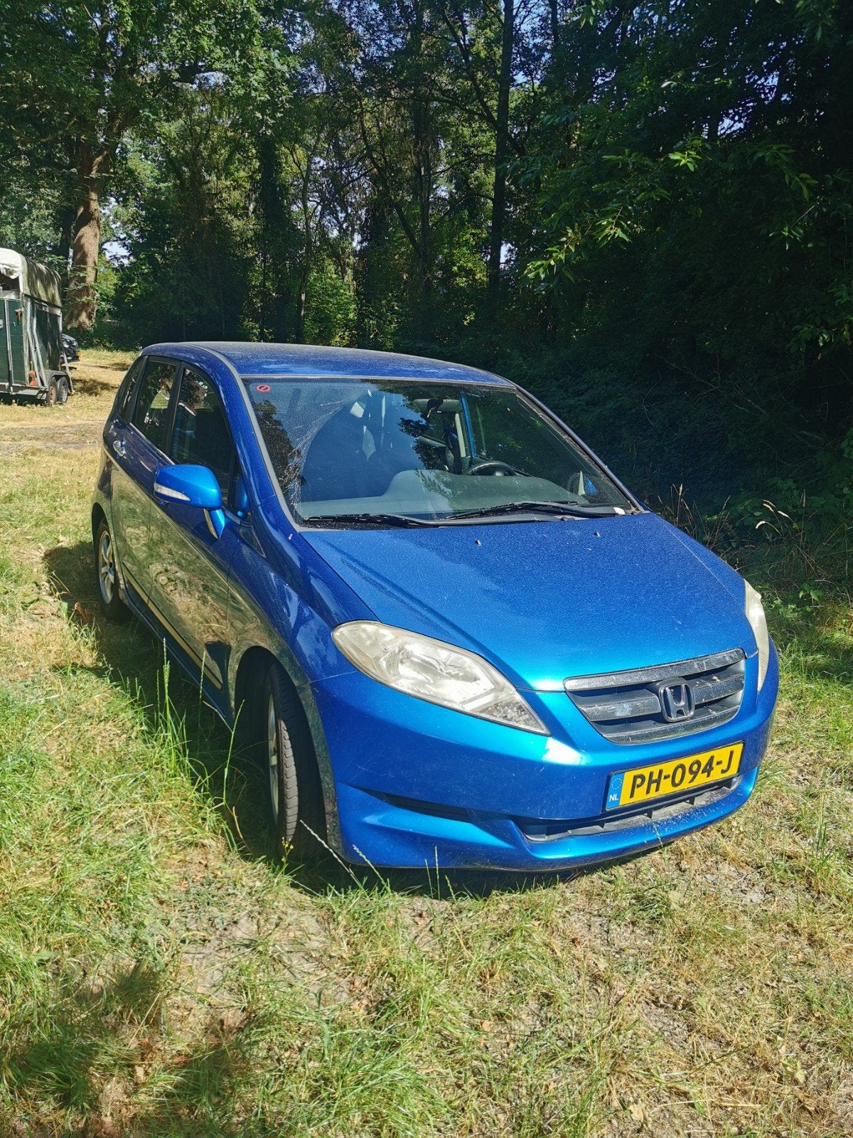 Honda FR-V 1.7 I 2005 Blauw 6 persoons nieuwe APK, Auto's, Honda, 125 pk, 4 cilinders, FR-V, Blauw