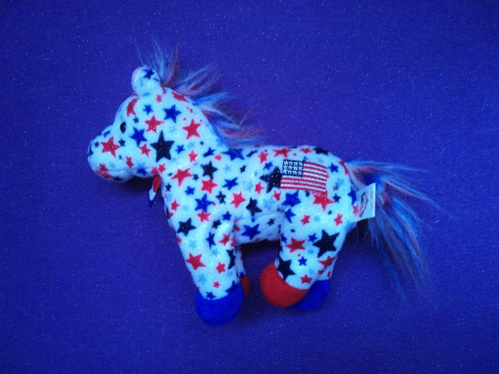 TY Knuffel PAARD LEFTY UIT 2004 **Nieuw**, Paard, Nieuw, Ophalen of Verzenden, Met label
