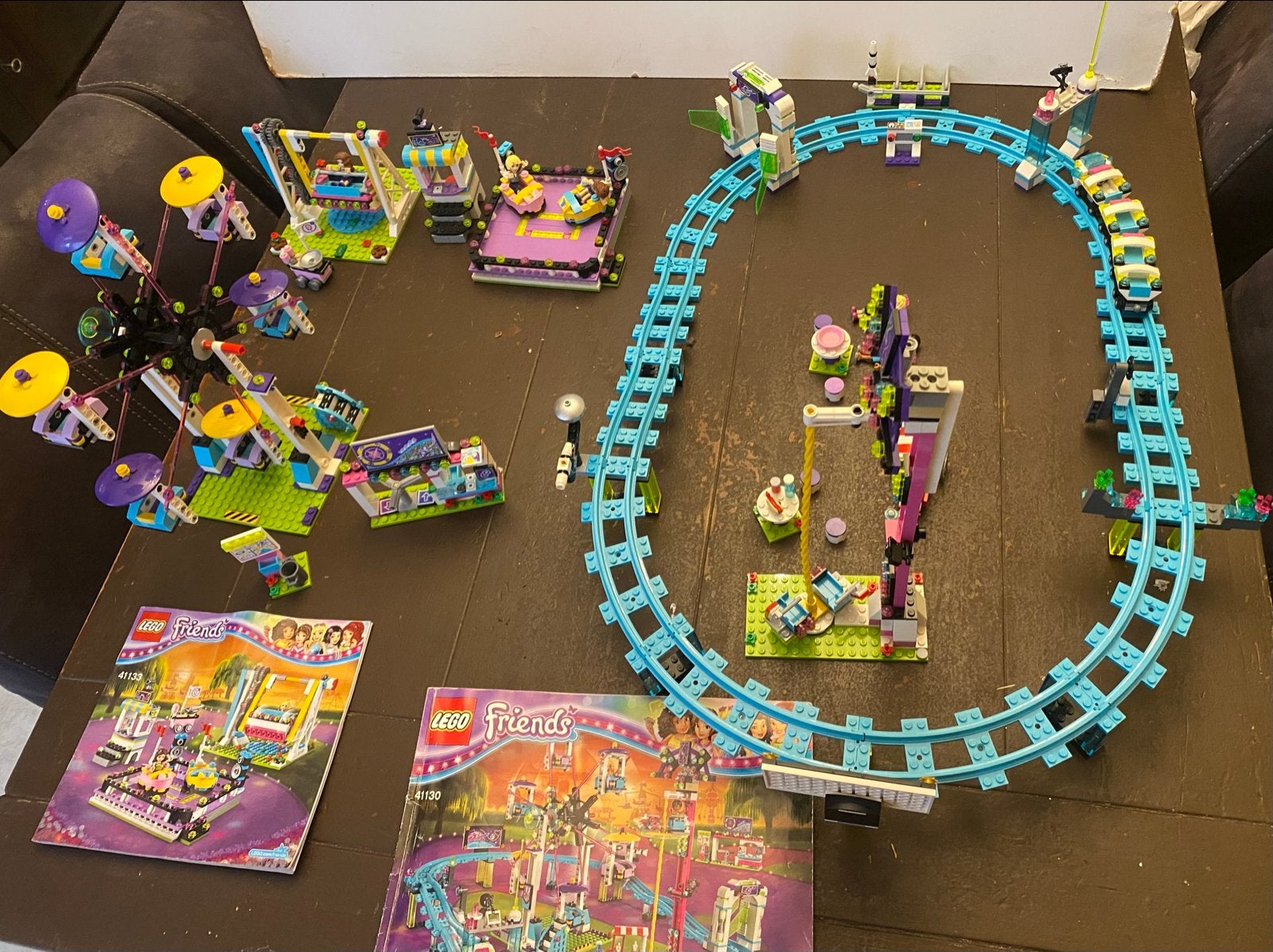 Grote LEGO Friends verzameling met kermisattracties en meer, Ophalen of Verzenden, Gebruikt