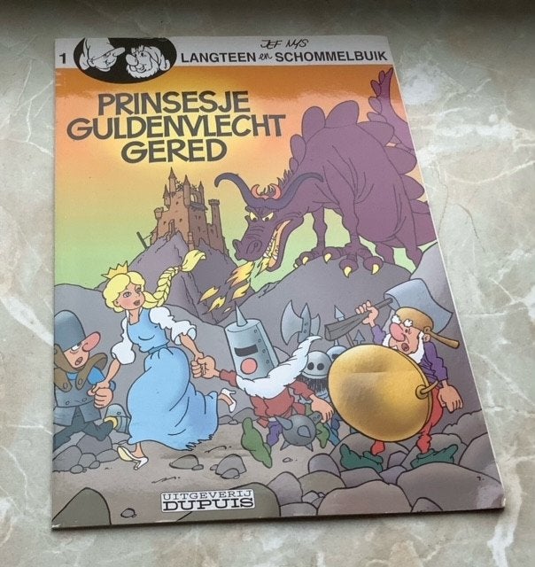 Langteen en Schommelbuik - Prinsesje Guldenvlecht, Boeken, Eén stripboek, Ophalen of Verzenden, Gelezen