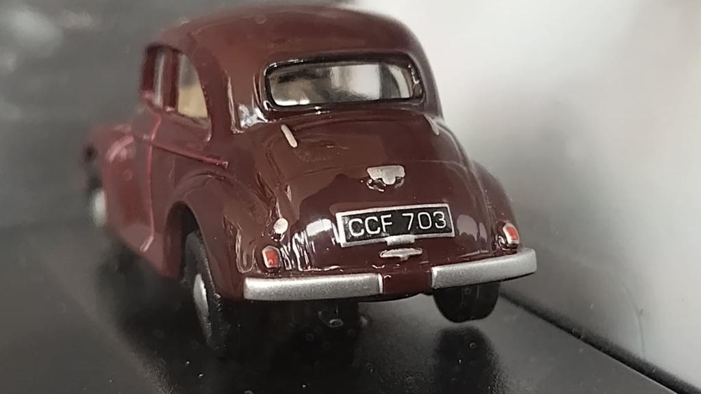 Morris Minor MM Maroon 1;76 Oxford Diecast Pol, Auto, Verzenden, ., Nieuw