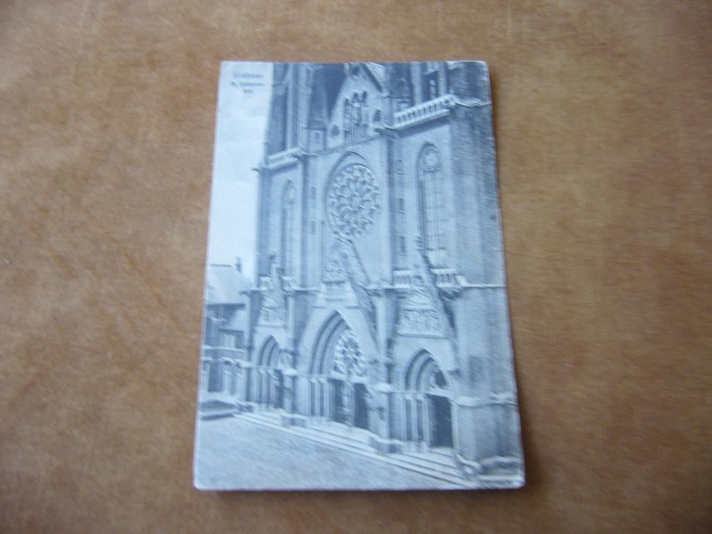 EINDHOVEN  =  ST CATHARINA KERK  1924, Verzamelen, Ophalen of Verzenden, 1920 tot 1940, Gelopen, Noord-Brabant