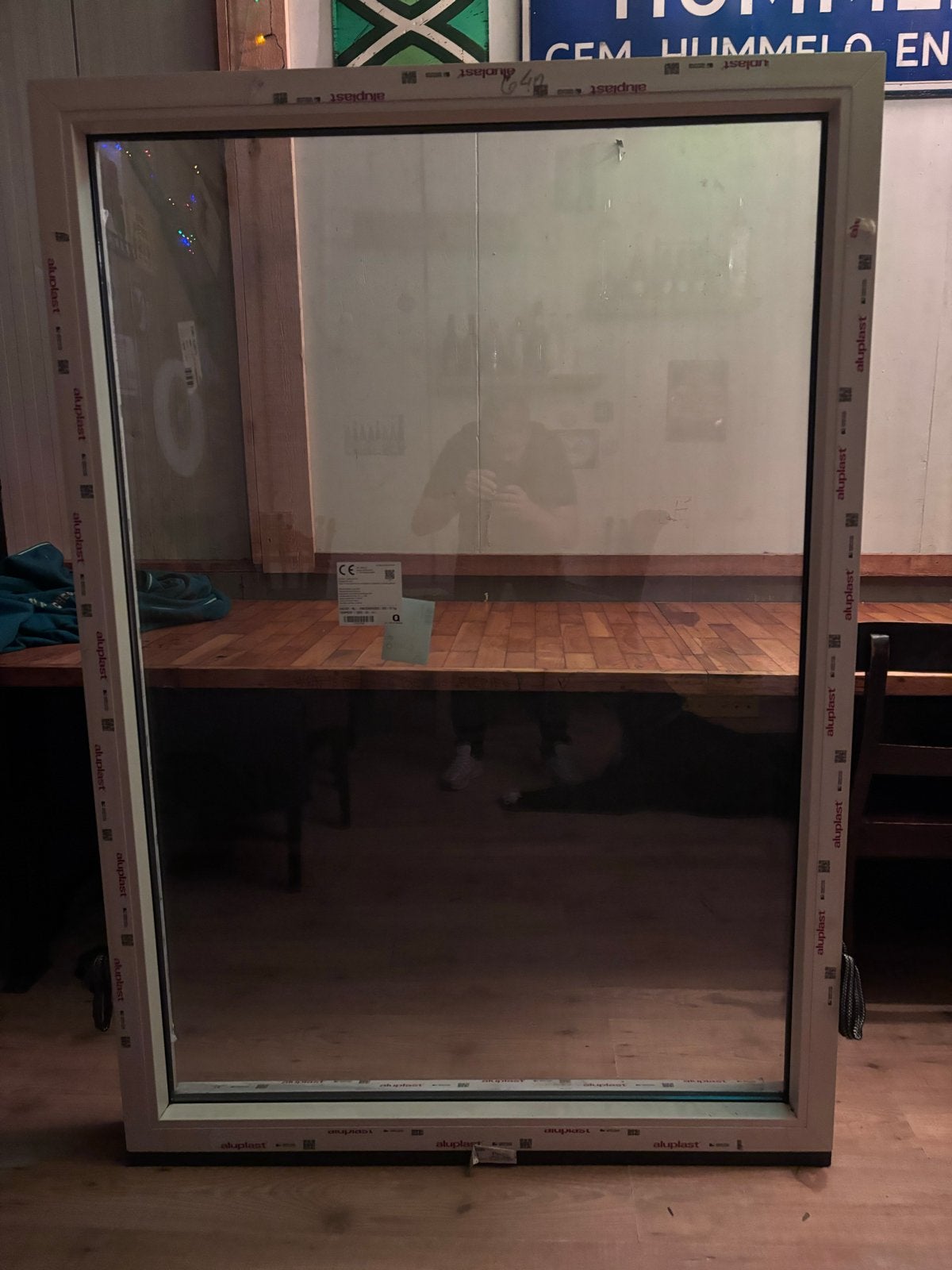Kunststof kozijn met Dubbelglas - Aluplast, Doe-het-zelf en Verbouw, Glas en Ramen, Ophalen, Gevelraam of Ruit, 80 tot 120 cm