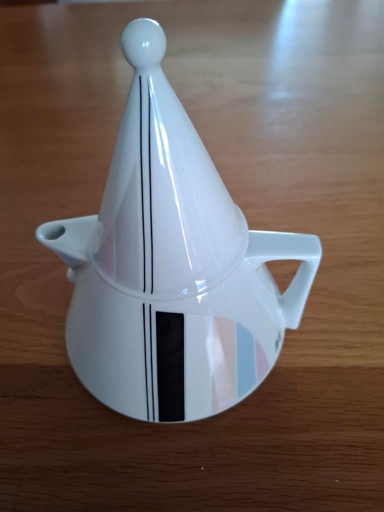 Vintage J. Kronester Memphis Stijl Theepot - Douwe Egberts, Ophalen of Verzenden