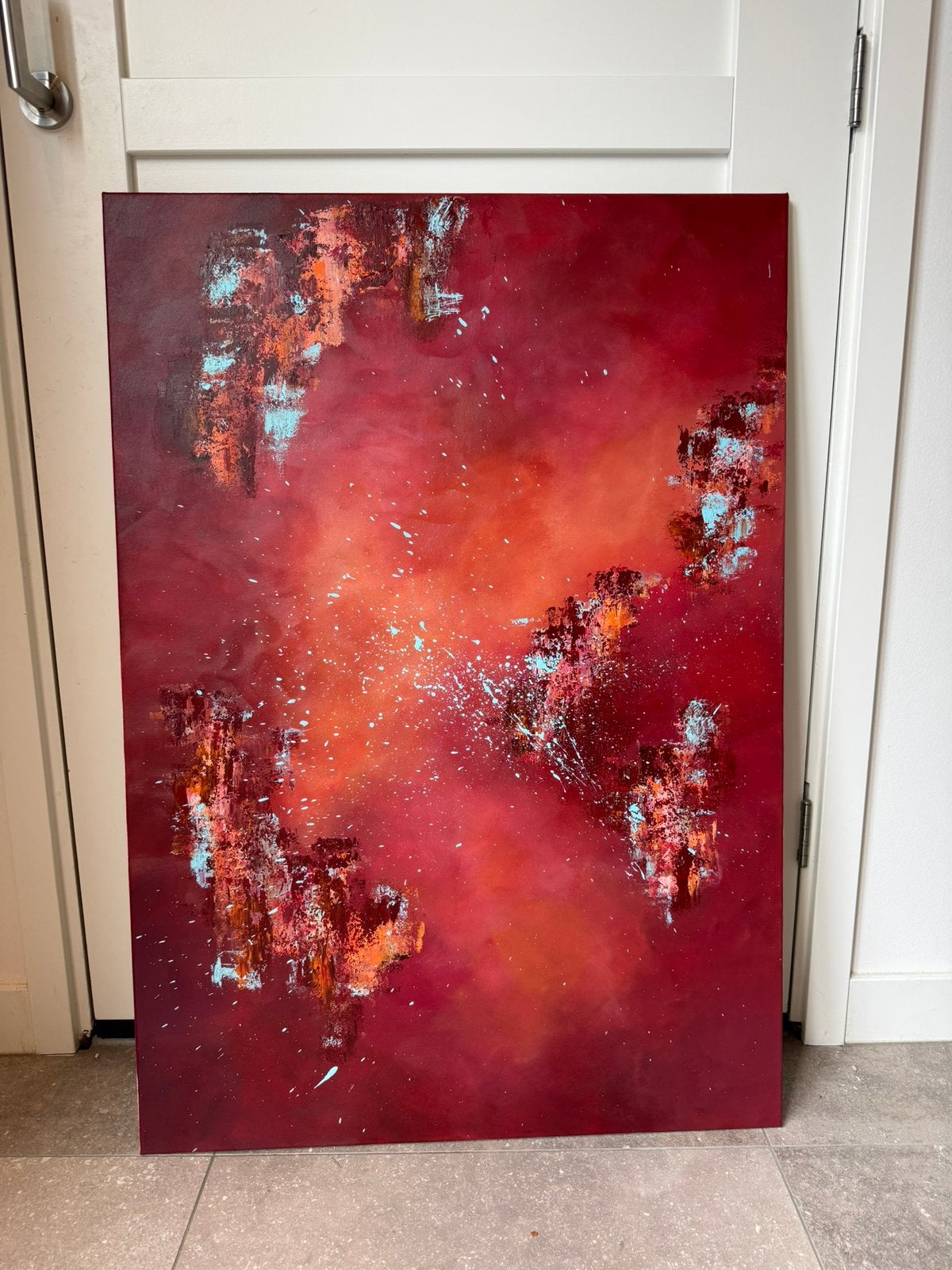 Abstract schilderij, Verzenden
