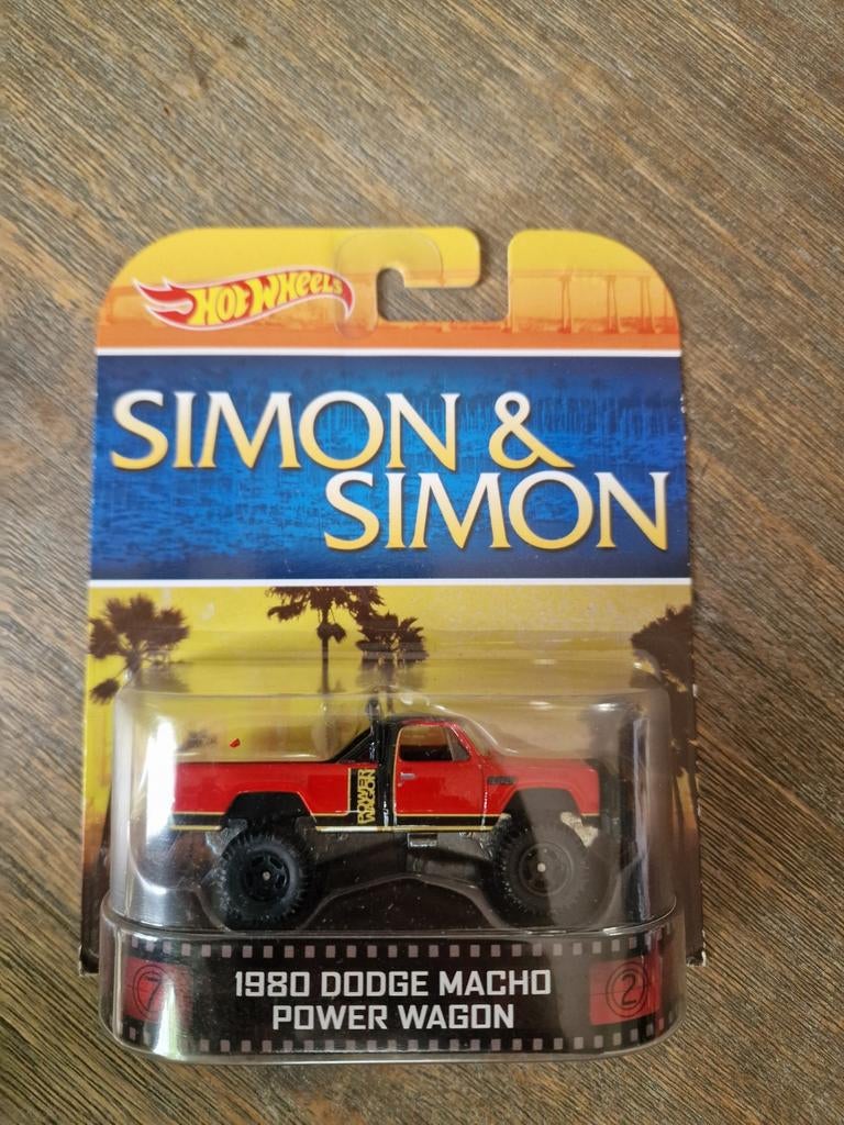 1980 Dodge Macho Power Wagon Simon & Simon Hot Wheels, Ophalen of Verzenden, Auto