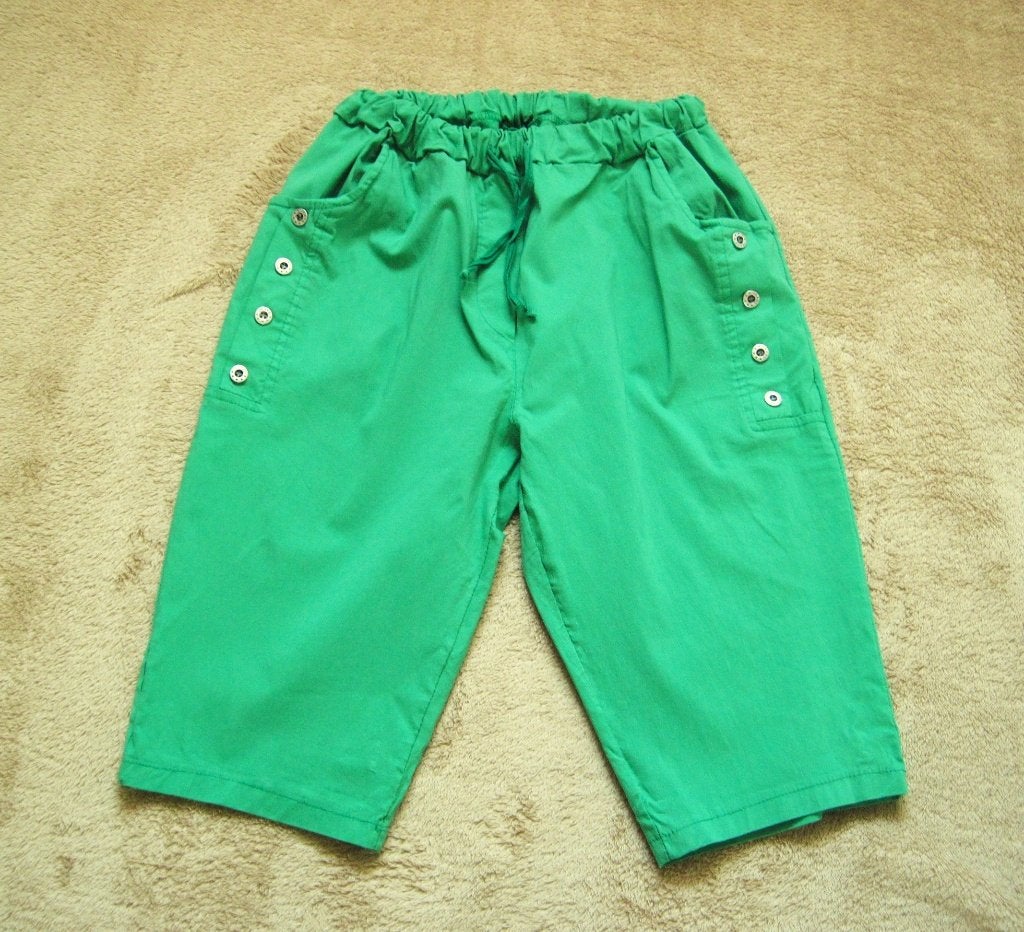 g1  DAMES BROEK / SHORT van MADE in ITALY  Maat:XL+, Kleding | Dames, Grote Maten, Ophalen of Verzenden, Zo goed als nieuw, Overige kleuren