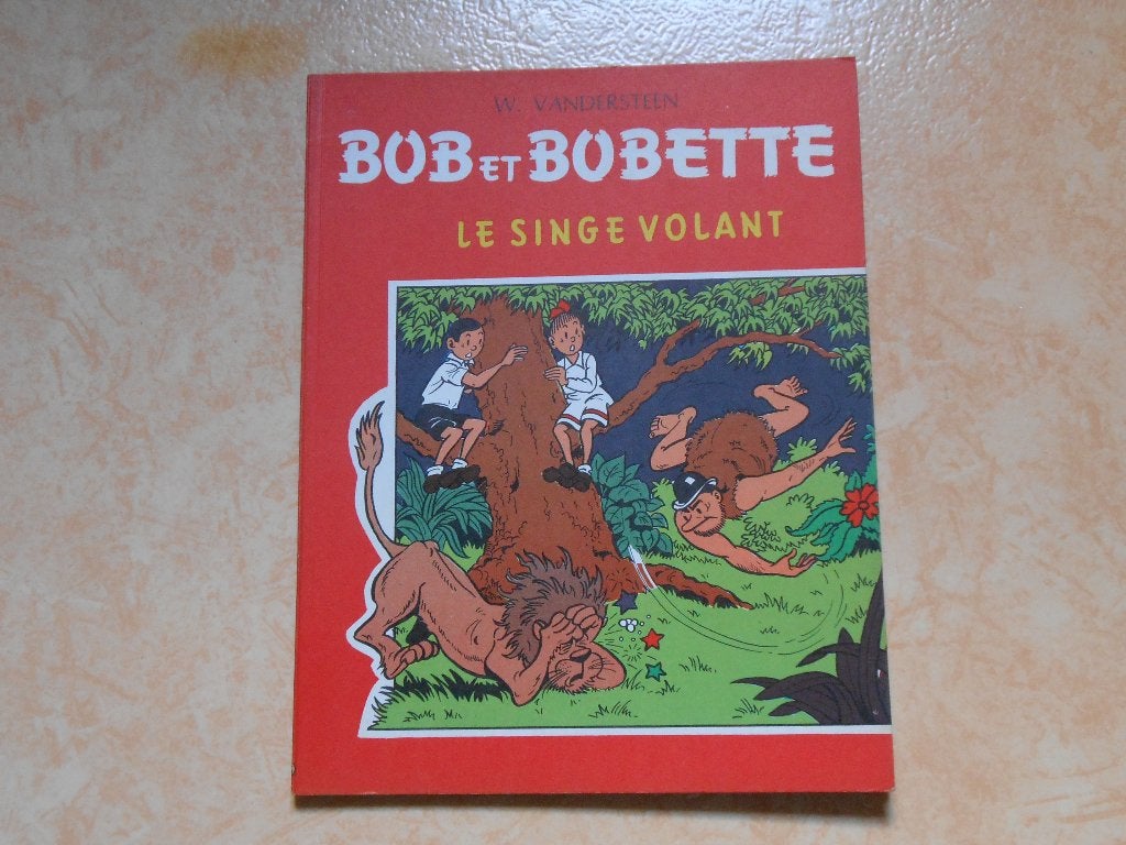 Bob et Bobette 55 Le singe volant 1966 1 ste druk., Willy Vandersteen, Eén stripboek, Ophalen of Verzenden, Zo goed als nieuw