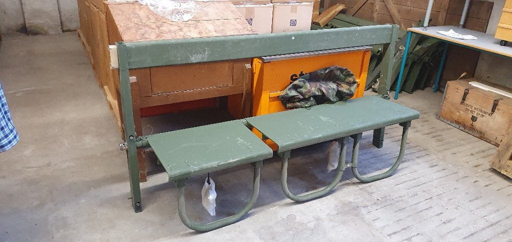 Legerbankje / Truckseat Origineel, Verzamelen, Ophalen, Landmacht, Nederland, Overige typen