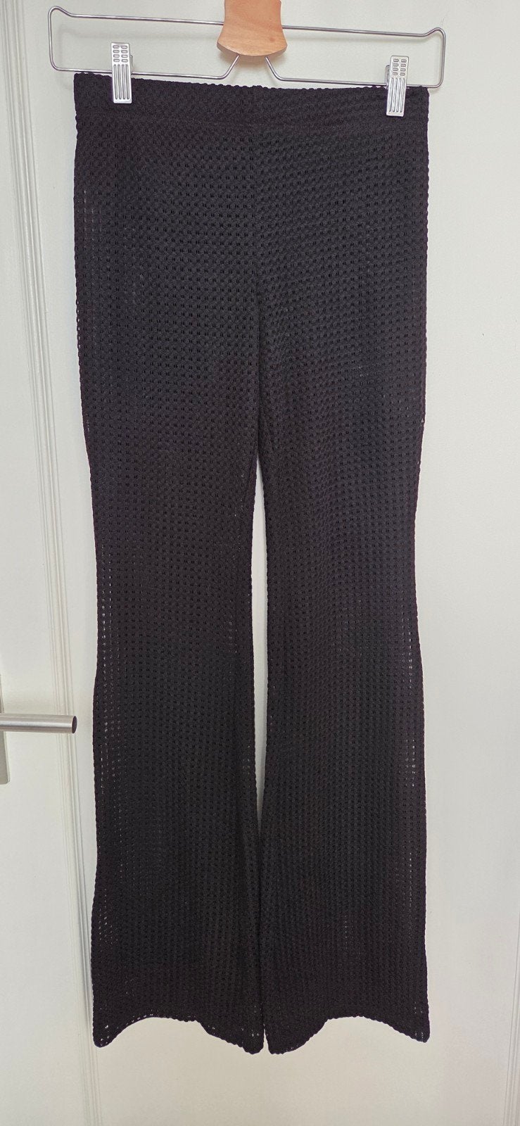 H&M Divided flared legging doorschijnend maat XXS, Zwart, H&M Divided, Ophalen of Verzenden, Zo goed als nieuw