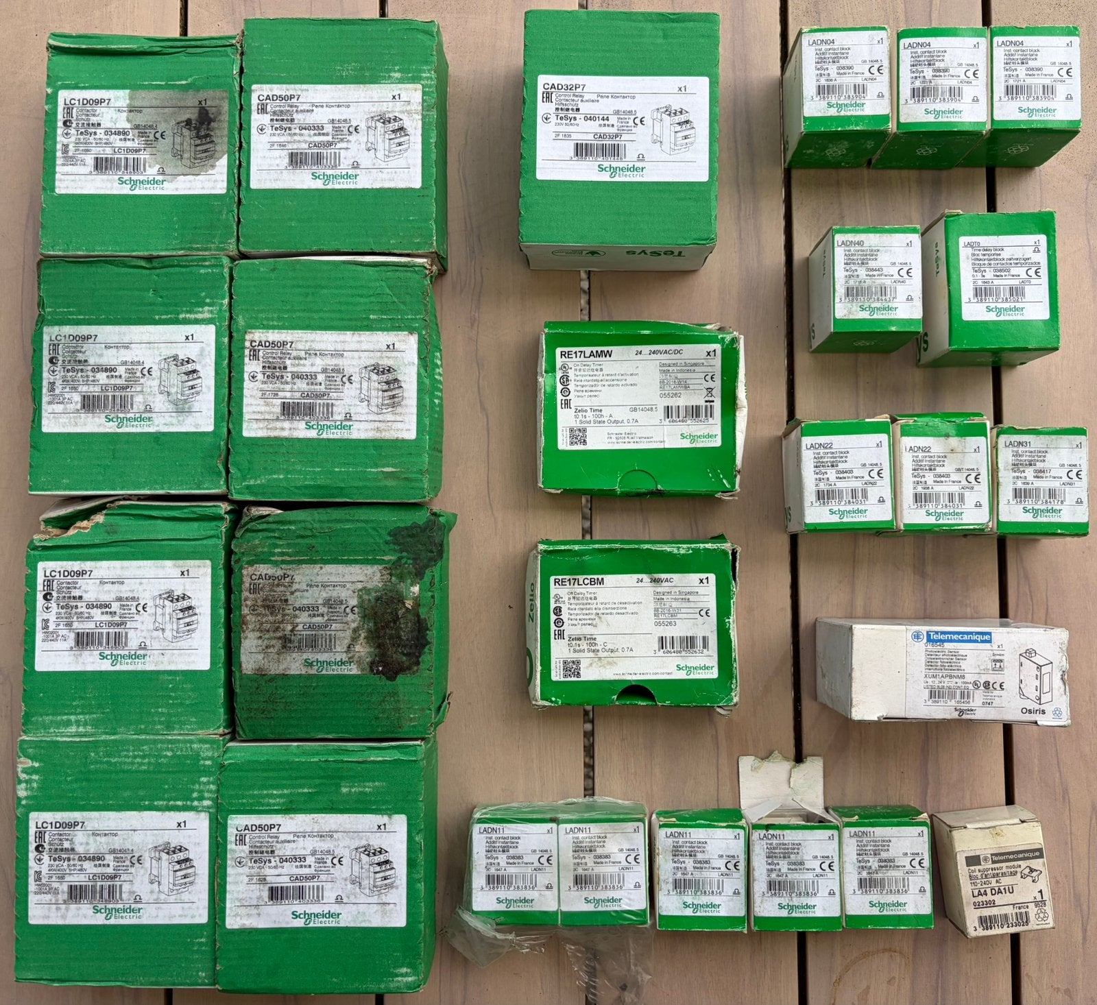 26x Schneider Electric / Telemecanique schakelmateriaal, Ophalen of Verzenden, Nieuw, Schneider Electric, Overige typen