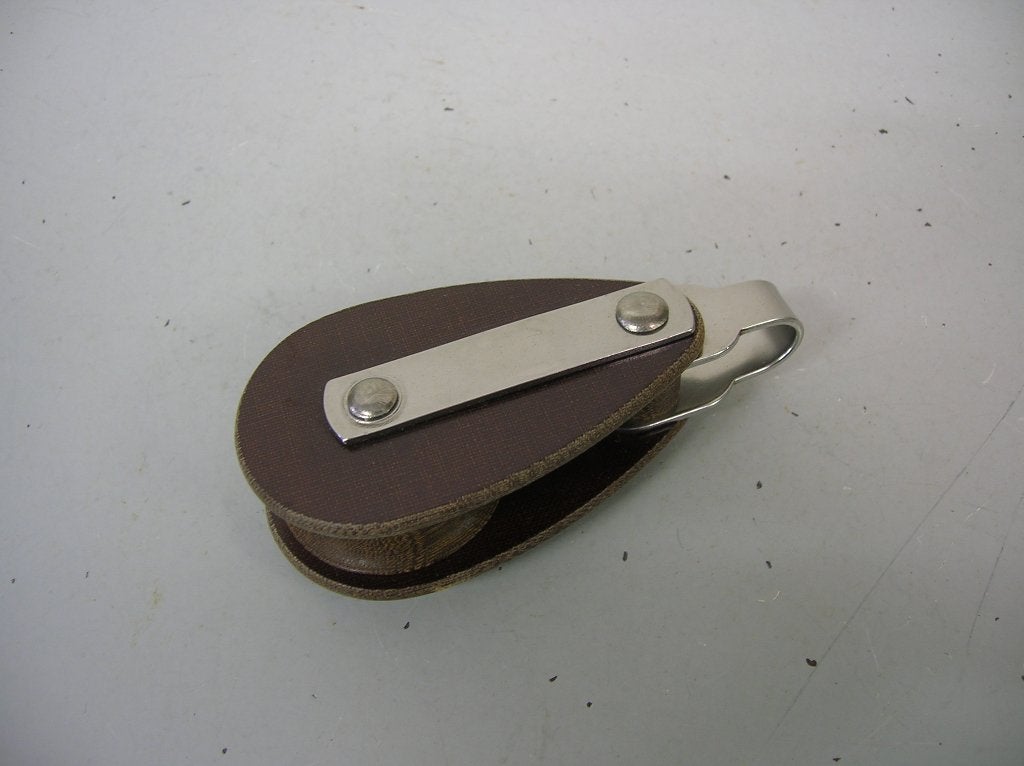 Klassiek Tufnol Enkelschijfs Blok, Katrol, 10 - 12 mm, Ophalen of Verzenden, Nieuw, Lijn of Blok