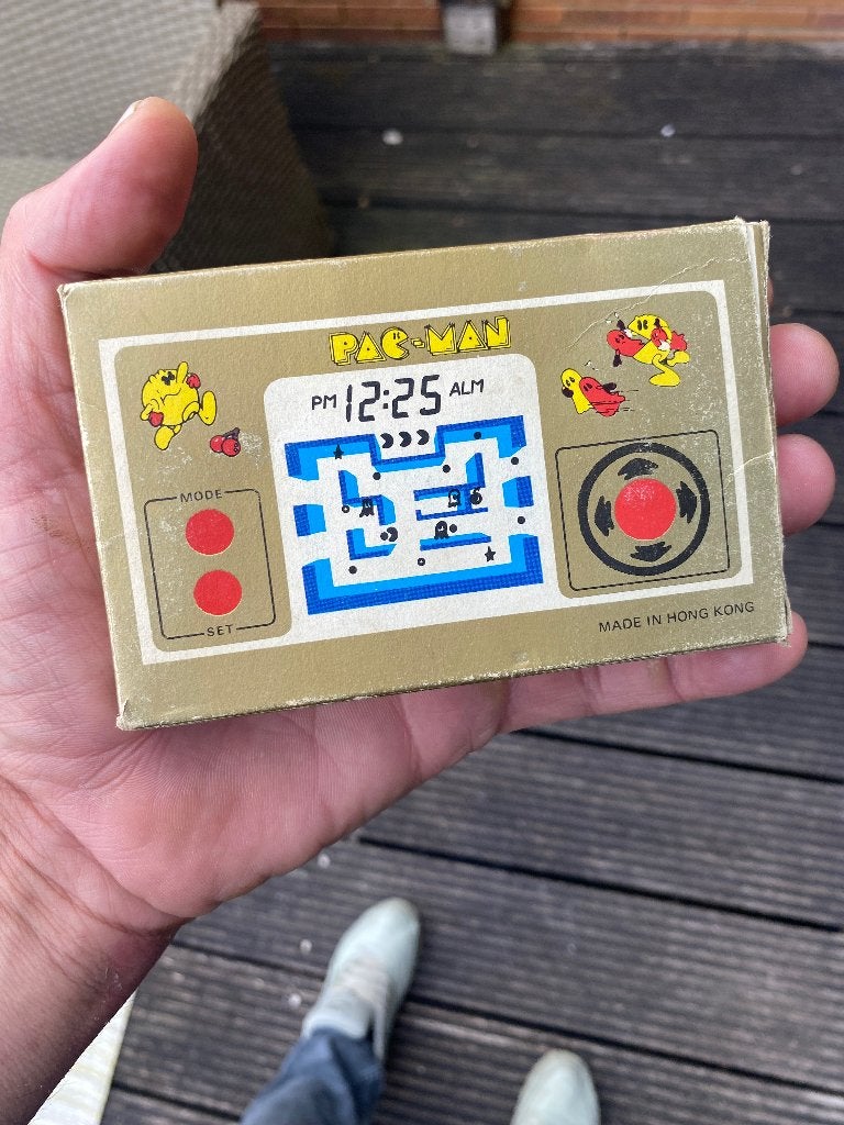 Vintage PAC Man hand console jaren 80, Verzenden, Overige merken, Gebruikt