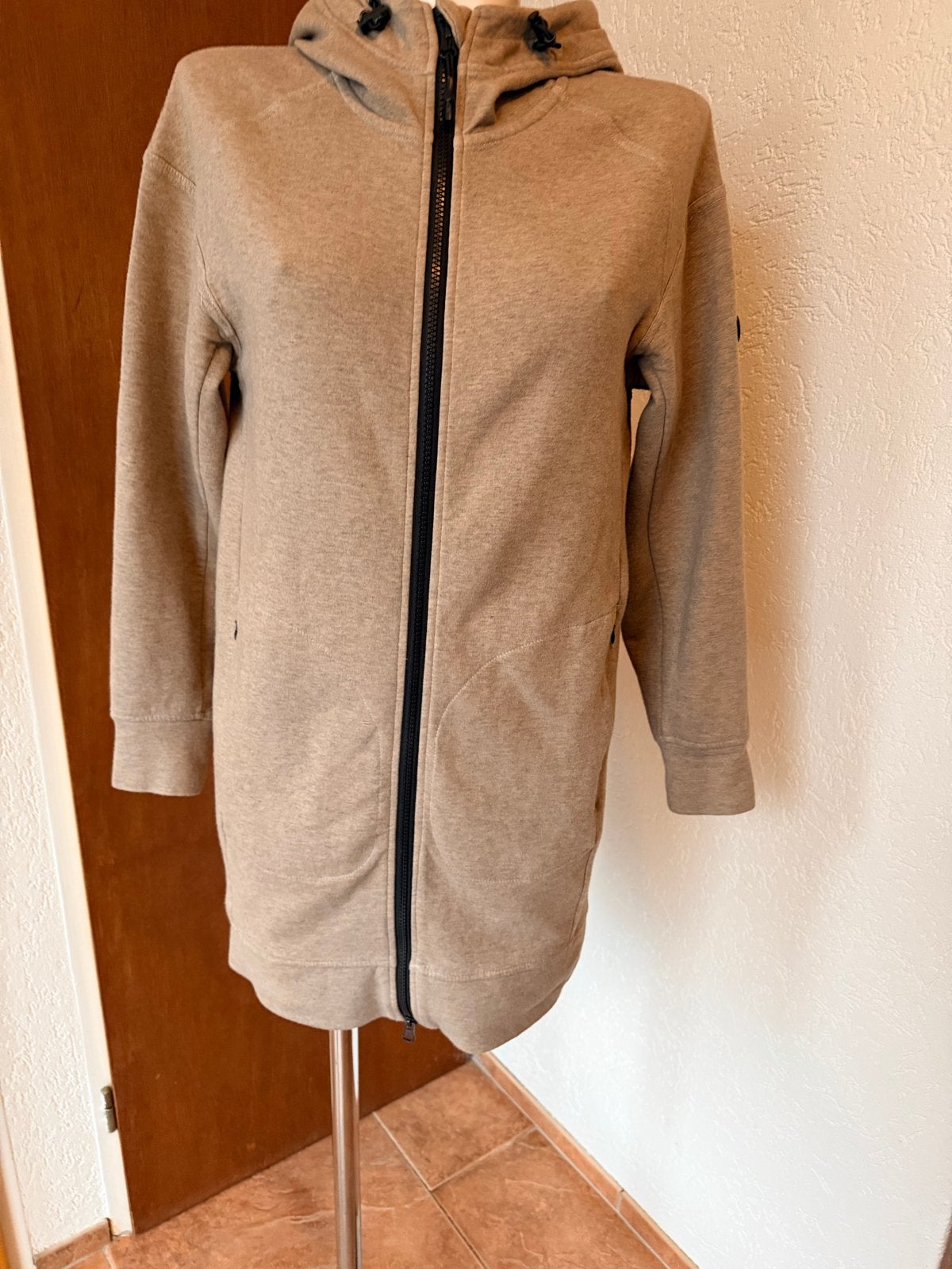 Human Nature hoodie jurk/vest maat XS, Ophalen of Verzenden, Zo goed als nieuw, Maat 34 (XS) of kleiner, Beige