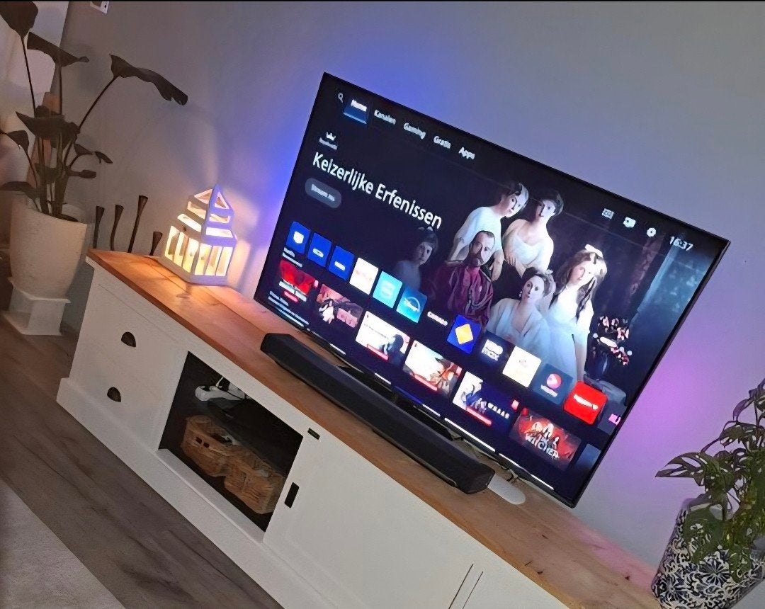 Philips 75 inch PUS9000 QLED 4K Ambilight TV, Philips, 120 Hz, Ophalen of Verzenden, Zo goed als nieuw
