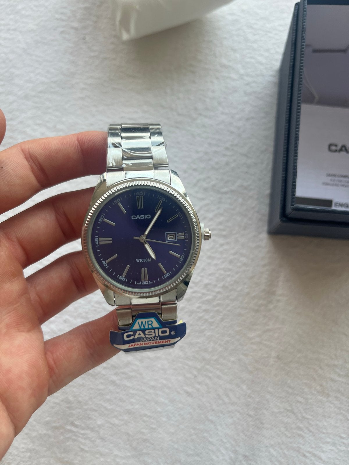 Casio Polshorloge - Nieuw in Doos, Casio, Staal, Polshorloge, Nieuw