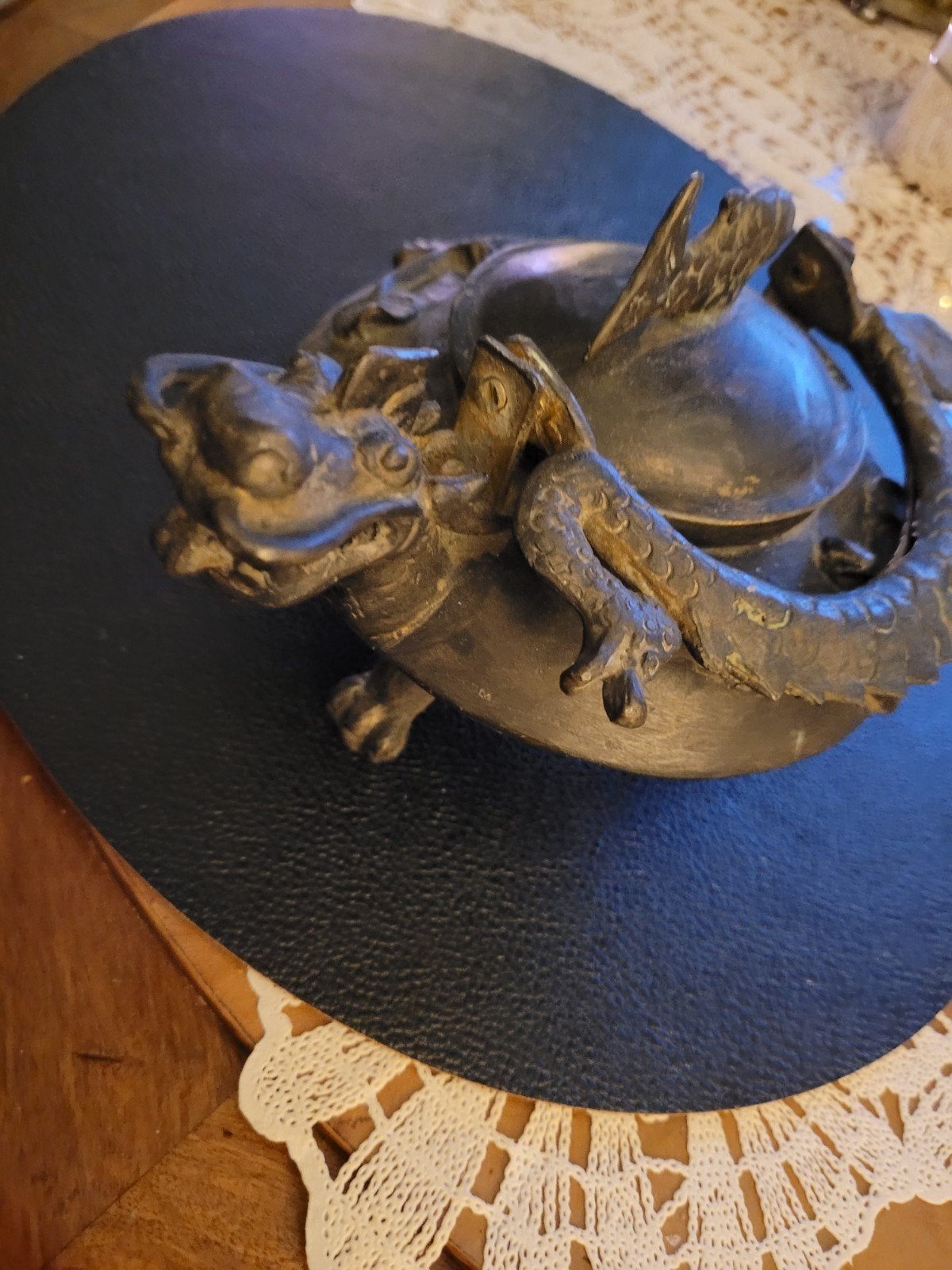 bronzen wierookpot, Antiek en Kunst, Ophalen of Verzenden