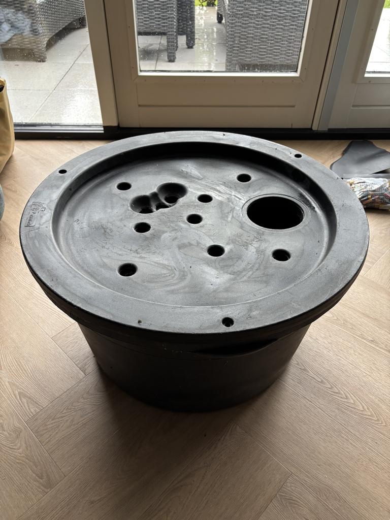 Kuip met deksel, fonteinkuip voor waterornament, Ophalen, Gebruikt, Kunststof, Overige typen