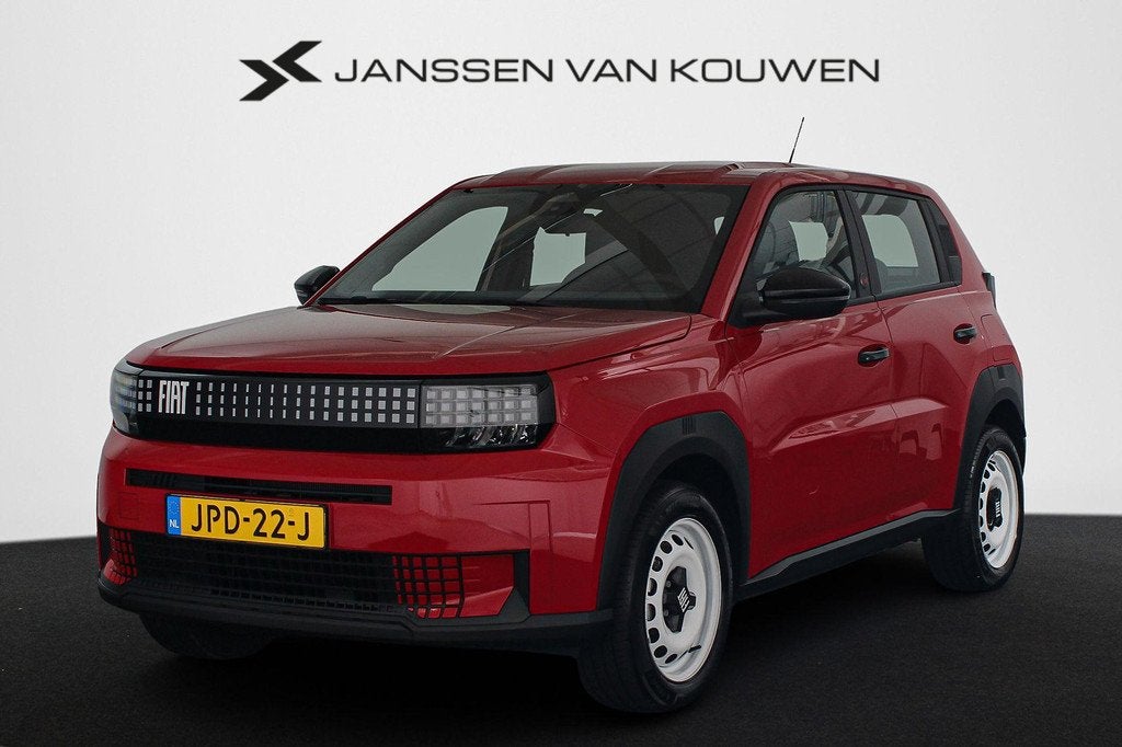 Fiat Grande Panda RED 11kW 44 kWh 2+6 Jaar Garantie Apple Ca, Auto's, Stof, Gebruikt, Panda, Origineel Nederlands