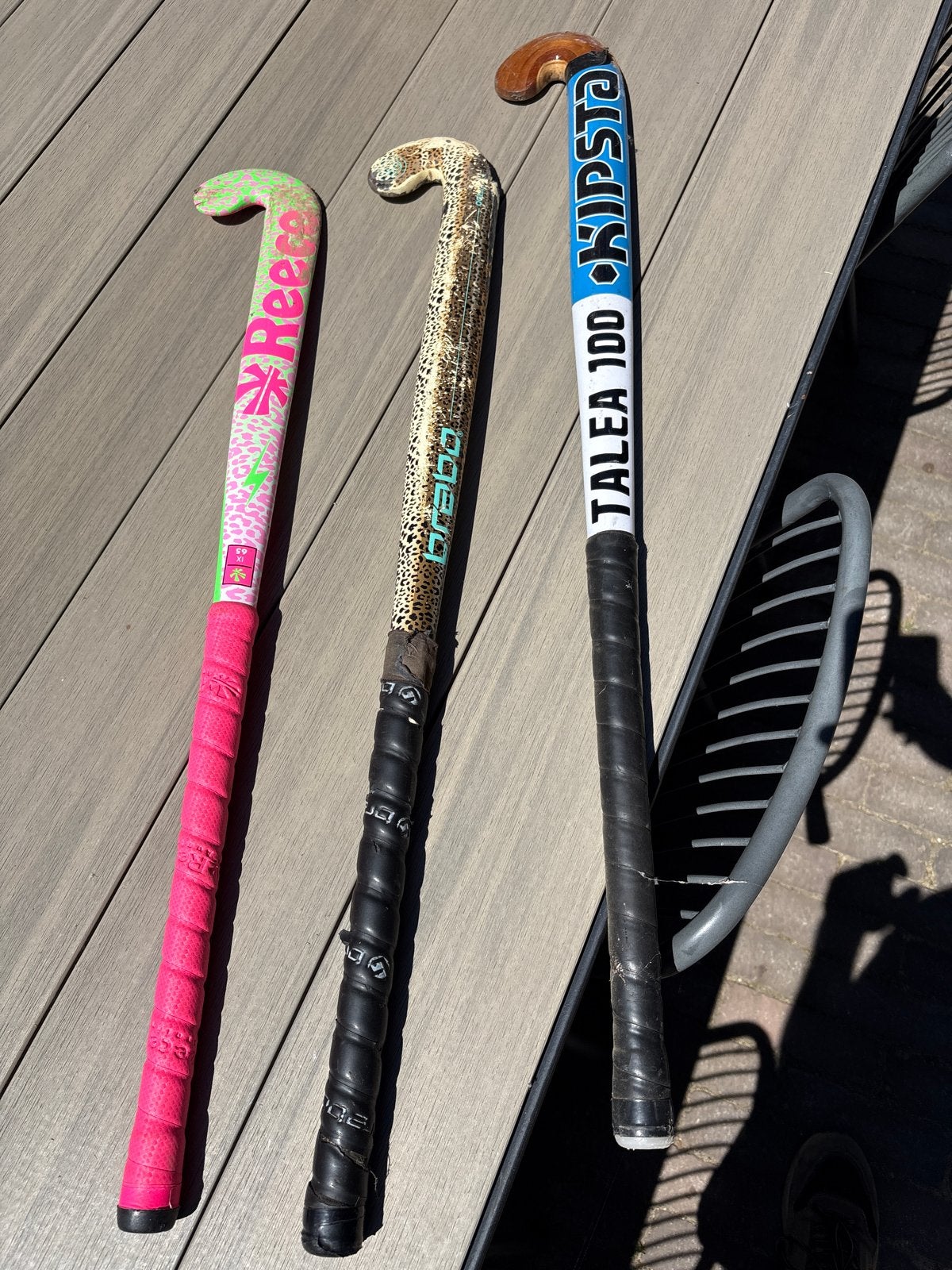 Gebruikte hockey sticks (4 stuks), Ophalen of Verzenden, Gebruikt, Stick