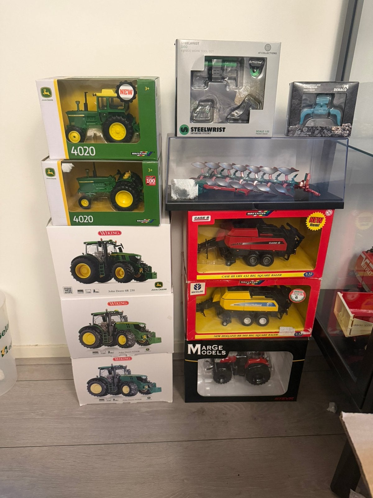 Landbouwminiaturen 1:32, Hobby en Vrije tijd, Ophalen of Verzenden, Zo goed als nieuw, Tractor of Landbouw, Overige merken