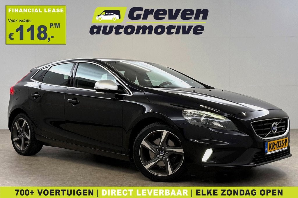 Volvo V40 1.6 T2 R-Design | Virtual | Cruise | Clima | Navi, Auto's, Volvo, Voorwielaandrijving, Gebruikt, 4 cilinders, Zwart