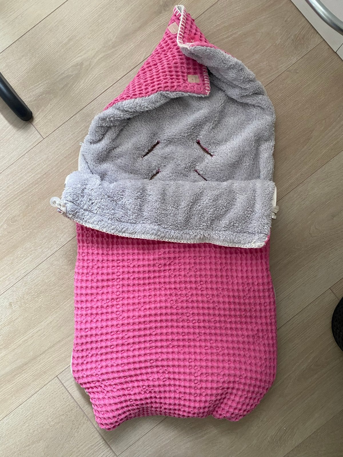 Koeka Wafelstof Voetenzak Roze - Zo goed als nieuw, Ophalen of Verzenden, Zo goed als nieuw, 70 tot 85 cm, Slaapzak