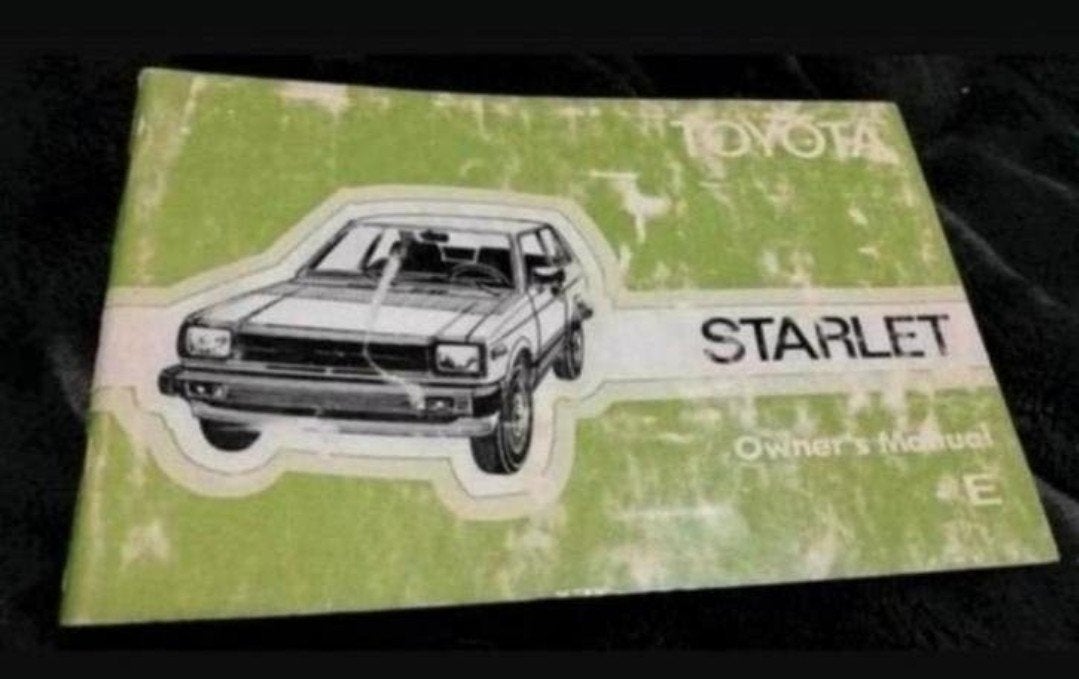 TOYOTA STARLET HANDLEIDING 107 BLZ, Ophalen of Verzenden