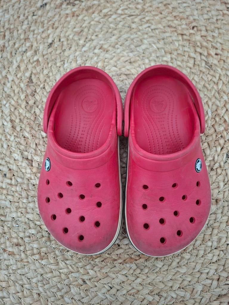 Rode Crocs voor kinderen - Maat 32 J1, Ophalen of Verzenden, Zo goed als nieuw, Crocs, Jongen of Meisje